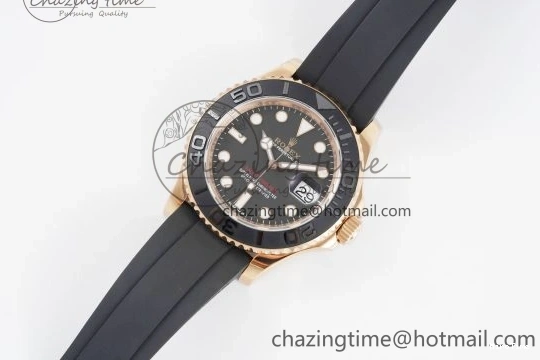 MiroTime 0508 Yacht-Master 116655 VSF 1:1 Best Edition Black Ceramic Bezel on Oysterflex Rubber Strap VS Practical 2096